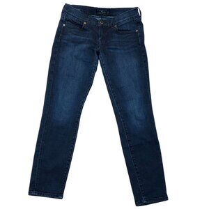Lucky Brand Women's Jeans Size 4/27 Charlie Pencil Capri Crop Blue Denim Casual